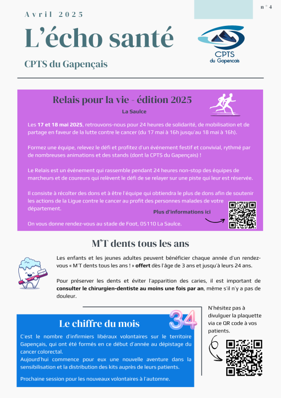 NEWSLETTER - AVRIL 2025