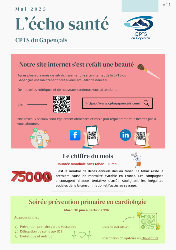 NEWSLETTER - MAI 2025